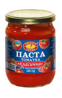 ТОМАТНА ПАСТА СКЛО Класична CHUGUIV EXTRA 480г